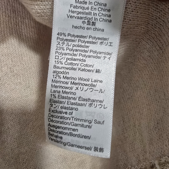 J. Crew Marled fringe-trim sweater lady jacket cream Preppy Neutral Quiet Luxury - Picture 11 of 12